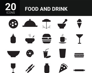 Food and Drink Icon Set