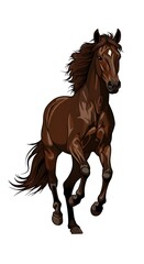 Fototapeta premium Bay Stallion's Grace