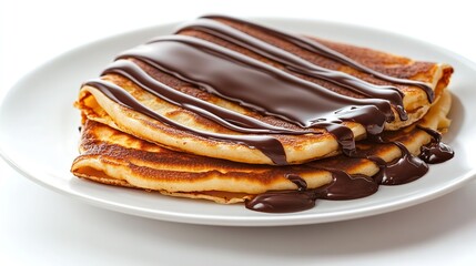 Terugolny pancake with chocolate filling