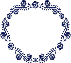 Beautiful flower art and mandala vector design