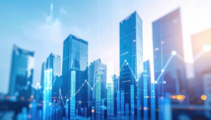 Modern Cityscape Highlighting Economic Forces and Urban Development