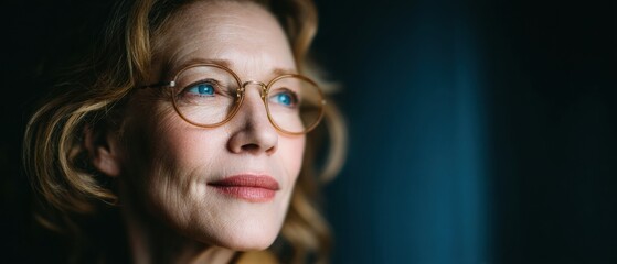 Reflective serenity a study of aging and dignity in profile