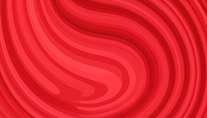 Abstract design with swirling, vibrant red lines.