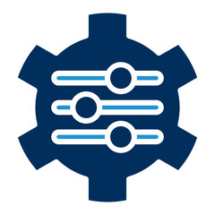 Controlling Blue Color Icon