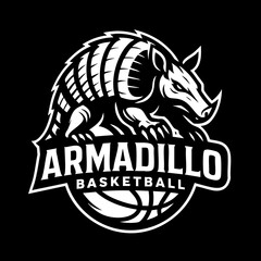 Armadillo Sport Logo Animal Icon Symbol