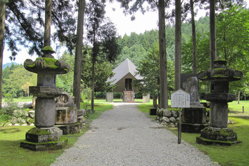 日本：雲洞庵の仏舎利塔／新潟県南魚沼市