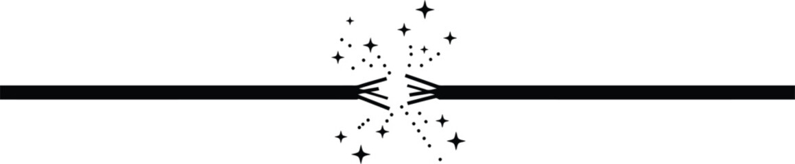 Broken Wire Starburst Vector