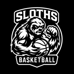 Sloth Sport Logo Animal Icon Symbol