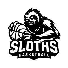 Sloth Sport Logo Animal Icon Symbol