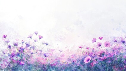Delicate Field of Blossoms
