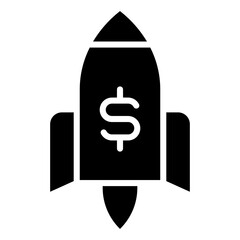 Startup Business Glyph Icon