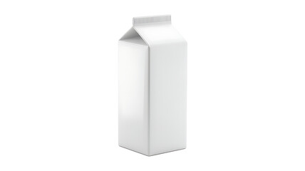 Blank white carton packaging mockup