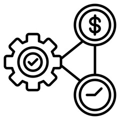 Efficiency Icon Outline