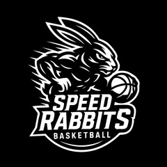 Rabbit Sport Logo Animal Icon Symbol