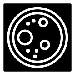 red blood cells glyph icon