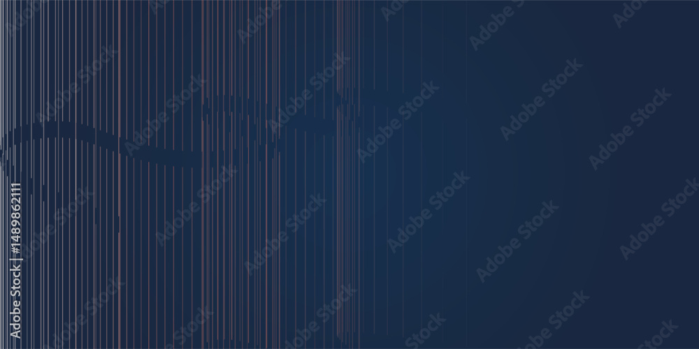 Poster a sleek dark abstract background with colorful vertical wavy lines. the dynamic design and subtle tr
