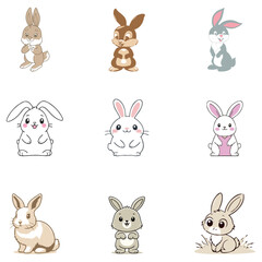 Rabbit Vector cartoon photo
