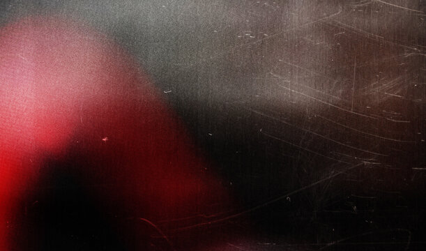 Red blured effect on black background. Abstract wallpaper. Retro film photography effect. Analog foto. Frame. redaction.