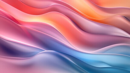 Fototapeta premium Abstract colorful wavy background design