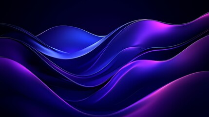 Abstract dark color fluid design