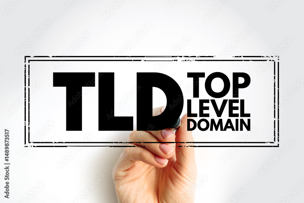 Poster tld - top level domain is one of the domains at the highest level in the hierarchical domain name sy
