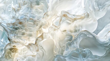 Abstract flowing shapes background