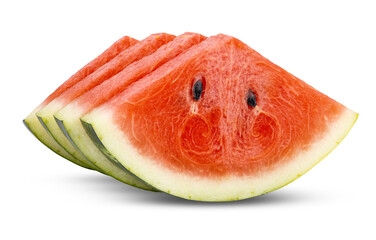 Slice of watermelon on transparent png