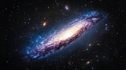 Discover the Beauty of a Spiral Galaxy: A Cosmic Dance in Deep Space