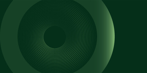 Dark green abstract background with diagonal rounded lines. Geometric stripe line art design. Simple geometric pattern. Modern graphic element. Suit for banner