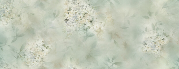 Enchanting Hand Drawn Scroll and Flower Motif Drawings © liufen
