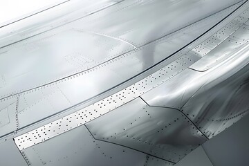 Analyzing Aircraft Panel Construction: Rivets, Metal Sheets, and Aerodynamic Design in Aviation Technology, Examining Structural Integrity and Manufacturing Processes