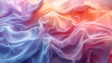 Obraz premium Soft pastel fabric drape background