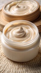 cosmetic cream in a bowl