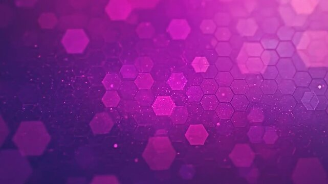 vibrant purple and pink hexagonal gradient, geometric abstraction conveying progress and innovation, high quality graphical design, adaptable for business websites, illuminating educational content