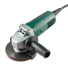 angle grinder on white background