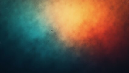 Obraz premium Abstract Teal Orange and Brown Gradient Background Texture