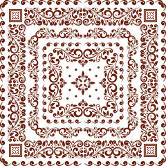 Beautiful flower art and mandala vector design