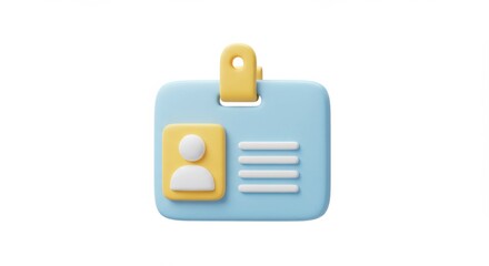 Minimalist Digital Identity Badge Icon Set for User Profiles and Authentication