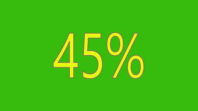 Progress loading bar animation 0-100 percent, Digital Pixel Art %100 Percent Text Screen Old Retro Style Glitch Background Stock Video - The Concepts of Technology, Coding,