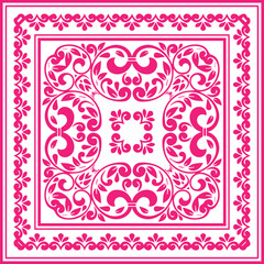 Beautiful flower art and mandala vector design