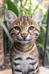 Cute spotted kitten