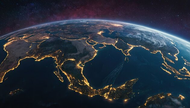 3d view of planet earth
2