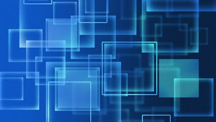 Abstract blue background with squares.