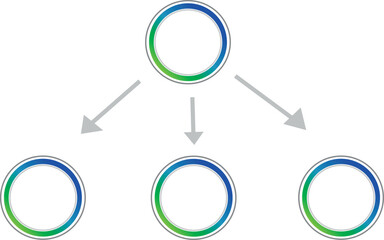 Concept of colorful banners for different business design. 