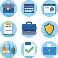 business and finance icons