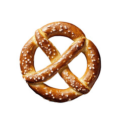 pretzels isolated on white background