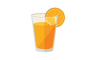 orange juice in glass