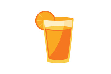 orange juice in glass
