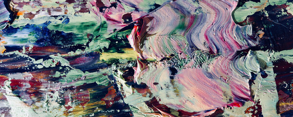 Abstract art background . Hand painting artwork on canvas .