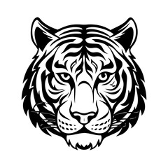Fierce Tiger Head Vector Logo